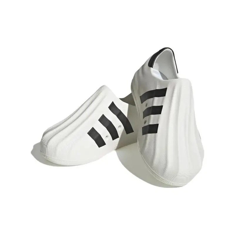 adiFOM Superstar Bianco Ottico Sneakers Unisex Nero Core HQ8750 42⅔ miniatura 5