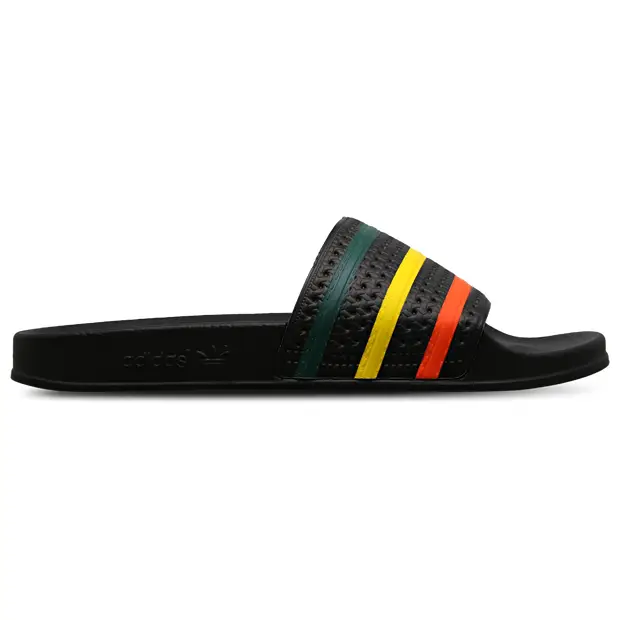 adilette male Infradito e sandali - Nero - Gomma - Foot Locker Black