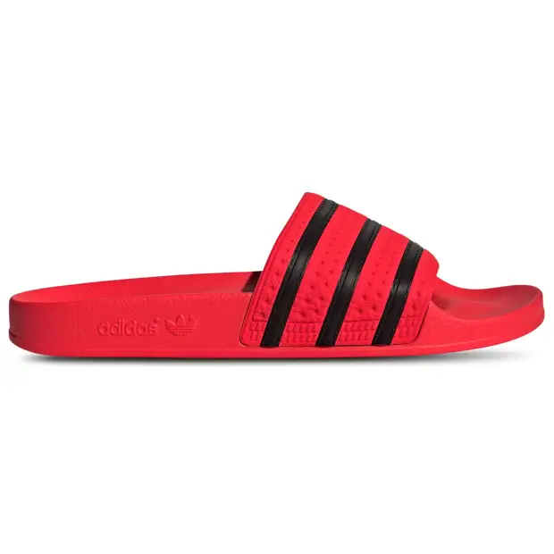 adilette male Infradito e sandali - Rosso - Rete/Sintetico - Foot Locker Red