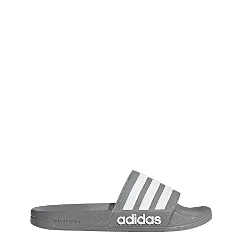 adidas Adilette Shower, Infradito Uomo, Grigio Grey White Grey, 46 EU