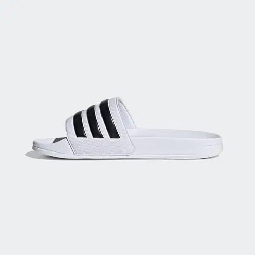 adidas Adilette Shower Slides, Infradito Unisex - Adulto, Cloud White Core Black Cloud White, 47 EU miniatura 2