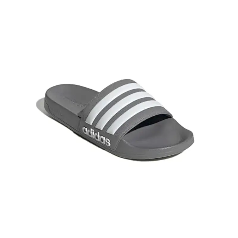 adidas Adilette Shower Slides, Infradito Unisex - Adulto, Grey Three Cloud White Grey Three, 38 EU miniatura 3