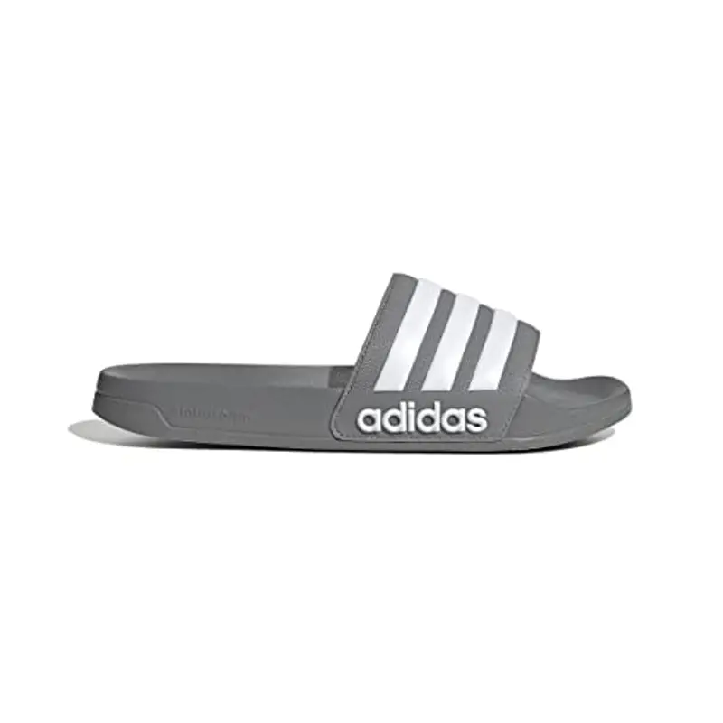 adidas Adilette Shower Slides, Infradito Unisex - Adulto, Grey Three Cloud White Grey Three, 46 EU miniatura 2