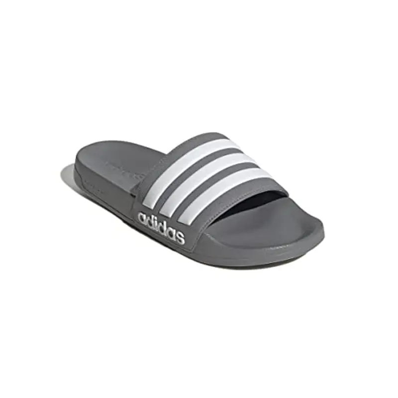 adidas Adilette Shower Slides, Infradito Unisex - Adulto, Grey Three Cloud White Grey Three, 46 EU miniatura 3