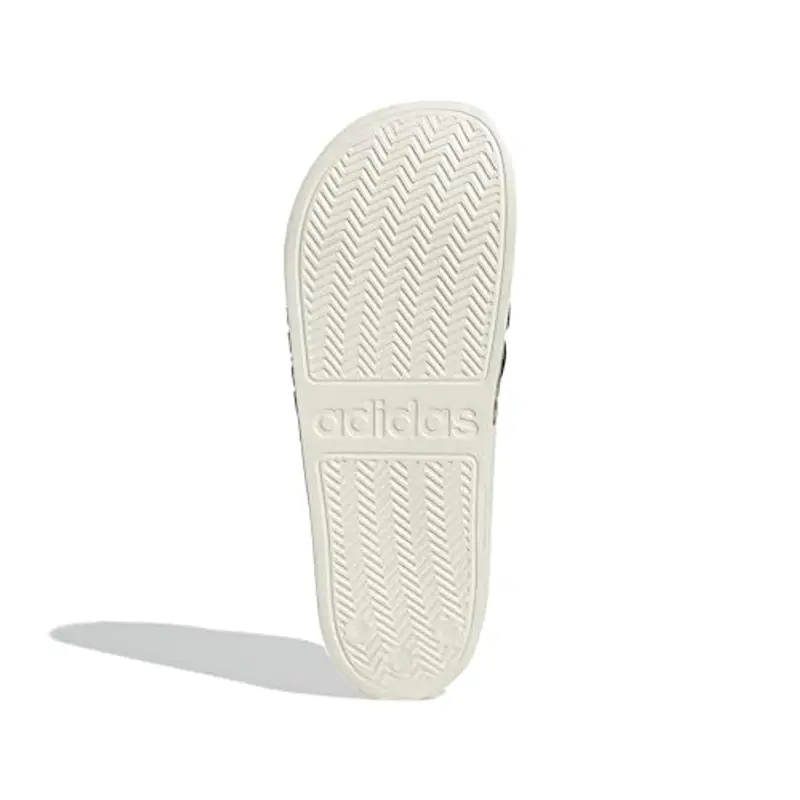 adidas Adilette Shower Slides, Infradito Unisex - Adulto, Off White Core Black Magic Beige, 44.5 EU miniatura 3