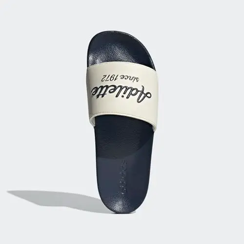 adidas Adilette Shower Slides, Infradito Unisex - Adulto, Wonder White Shadow Navy Shadow Navy, 42 EU miniatura 3