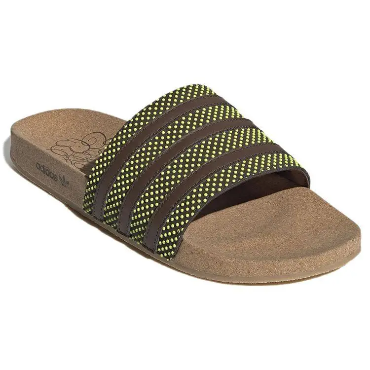 Adilette Slide Plant and Grow Sneakers Unisex Marrone Semi-Giallo Ghiaccio GY2350 38 miniatura 2