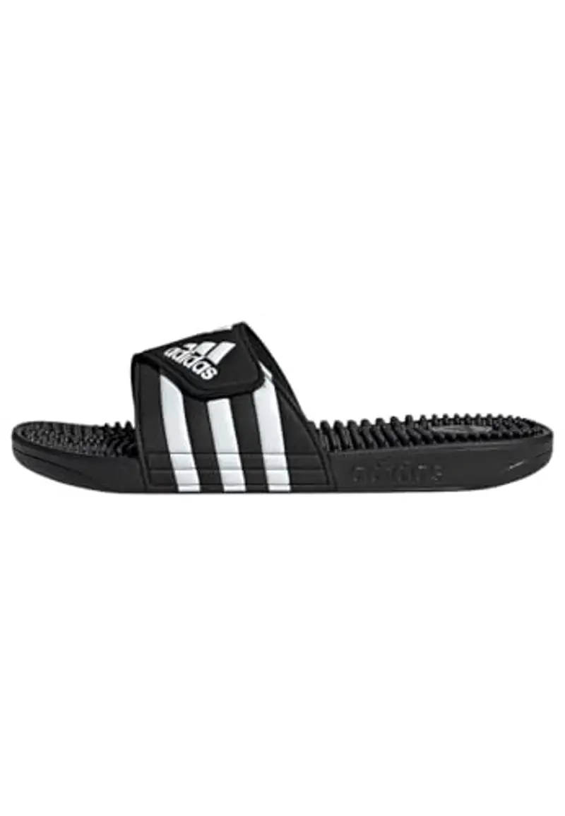 adidas Adissage Slides, Ciabattine Unisex-Adulto, Nero (Core Black/Ftwr White/Core Black), 47 EU