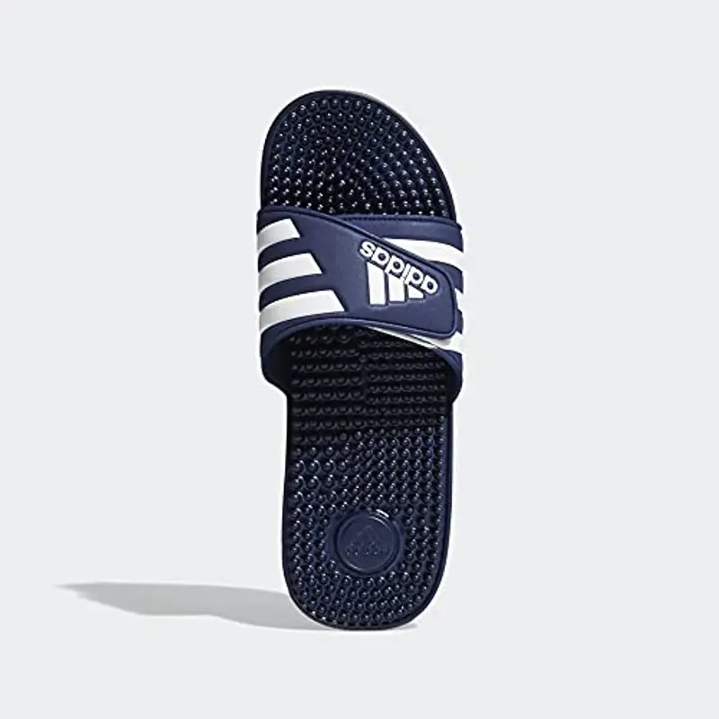 adidas Adissage Slides, Scivolo Unisex-Adulto, Blu Scuro Bianco Blu Scuro, 45 1/3 EU miniatura 3