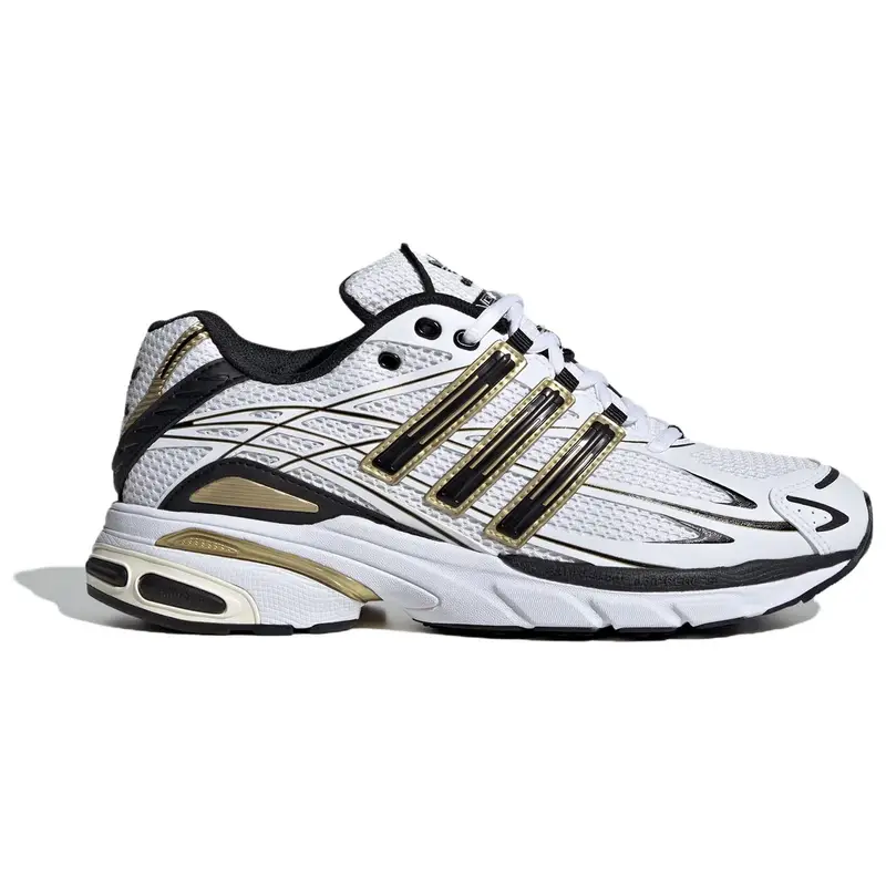 Adistar Cushion Bianco Nero Oro Metallizzato Sneakers Unisex Calzature-Bianco Core-Nero IH3386 38 miniatura 4