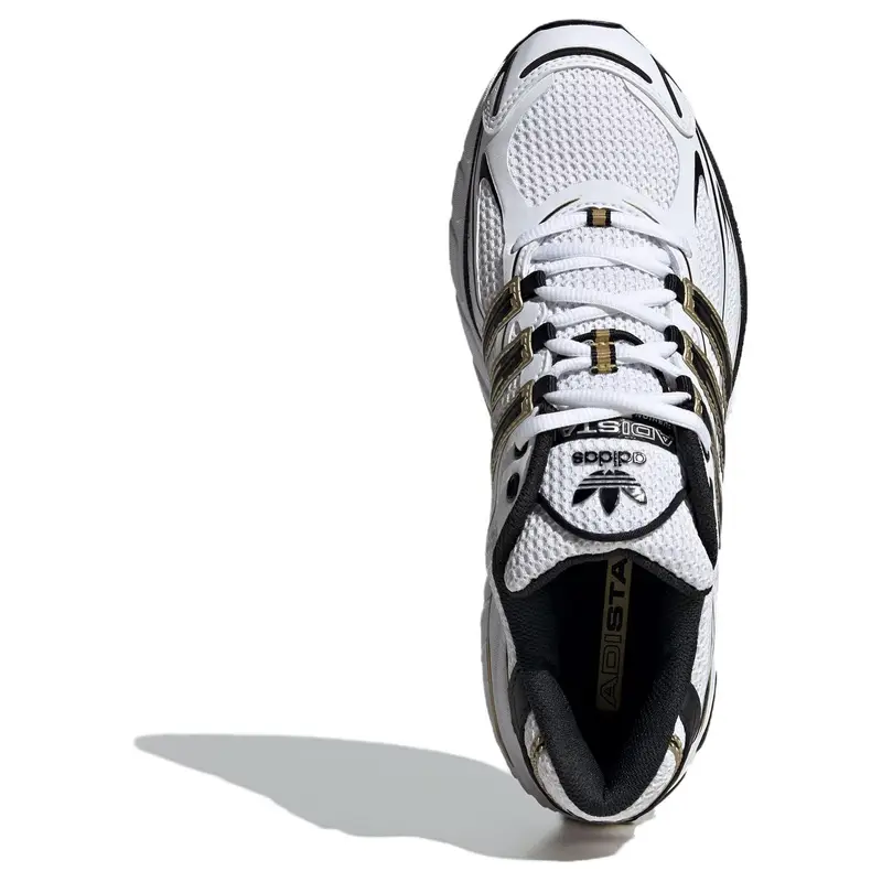 Adistar Cushion Bianco Nero Oro Metallizzato Sneakers Unisex Calzature-Bianco Core-Nero IH3386 43⅓ miniatura 2