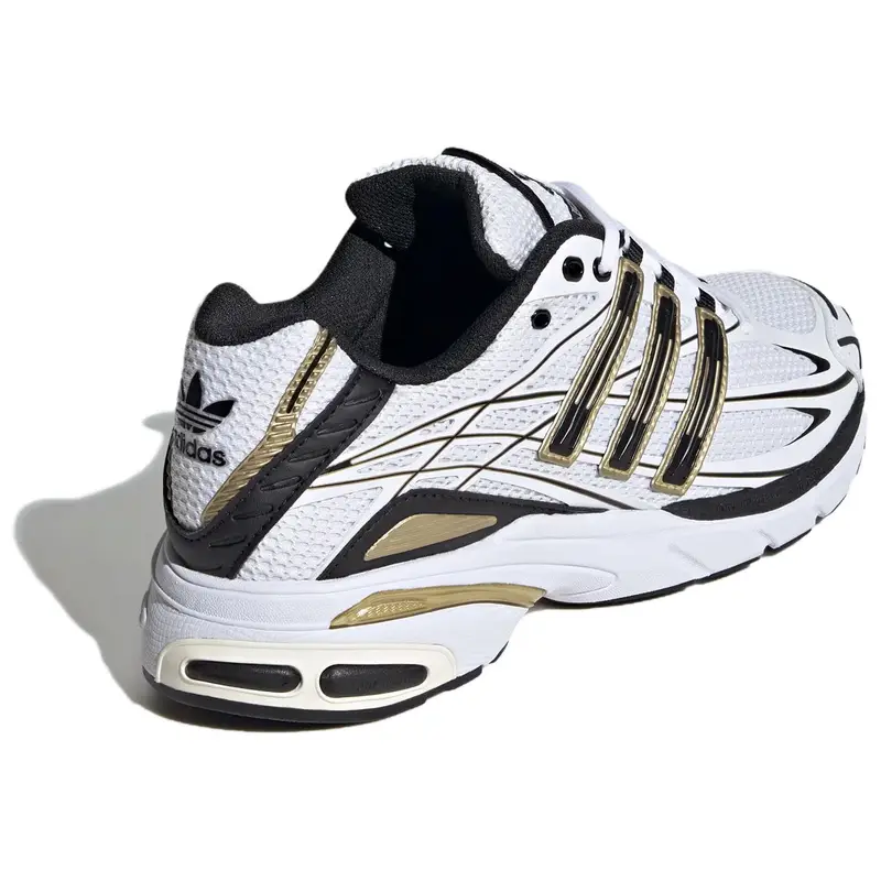 Adistar Cushion Bianco Nero Oro Metallizzato Sneakers Unisex Calzature-Bianco Core-Nero IH3386 43⅓ miniatura 3