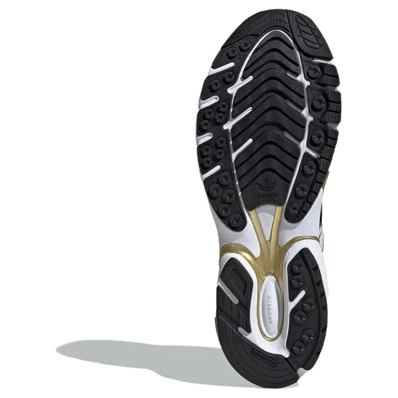 Adistar Cushion Bianco Nero Oro Metallizzato Sneakers Unisex Calzature-Bianco Core-Nero IH3386 43⅓ miniatura 5