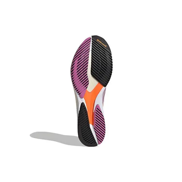 Adizero Adios 7 Grigio Scuro Arancione Solare Sneakers Unisex Wonder-Steel GX6647 42 miniatura 5