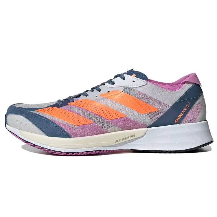 Adizero Adios 7 Grigio Scuro Arancione Solare Sneakers Unisex Wonder-Steel GX6647 42