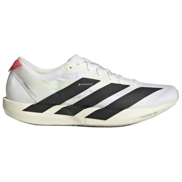 Adizero Adios 9 Bianco Nero Argento Metallico Scarpe da Ginnastica da Uomo Cloud-White Core-Black IF9419 45⅓ miniatura 2