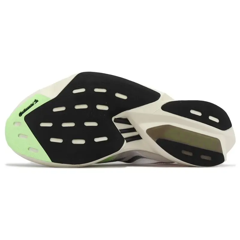 Adizero Adios Pro 3 Scarpe da Corsa da Maratona Comode Antiscivolo Resistenti all Usura Uomo Sneaker Verde IG6444 45⅓ miniatura 2