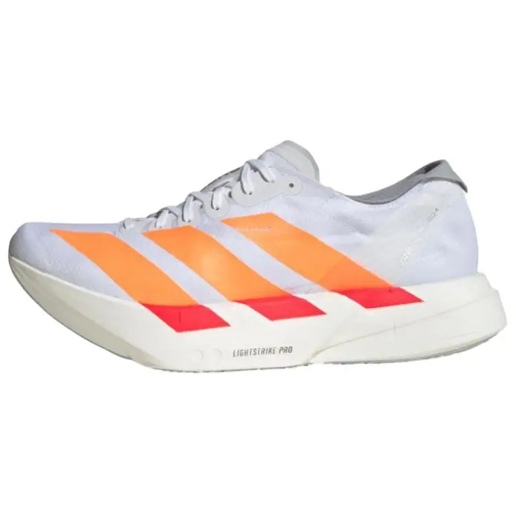 Adizero Adios Pro 4 Bianco Arancio Lucido Scarpe da Ginnastica da Uomo Rosso Lucido JR7088 45⅓