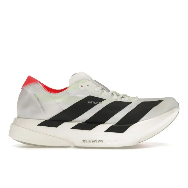 Adizero Adios Pro 4 Bianco Nero Sneakers Uomo Bianco Nuvola Nero Core Argento Metallizzato JR1094 46