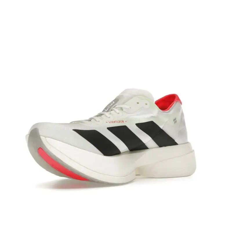 Adizero Adios Pro 4 Bianco Nero Sneakers Uomo Bianco Nuvola Nero Core Argento Metallizzato JR1094 miniatura 3