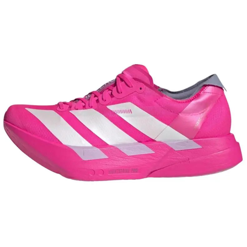 Adizero Adios Pro 4 M Rosa Shock Uomo Scarpe da Ginnastica Zero-Metallico Aurora-Prugna JR1269 40⅔