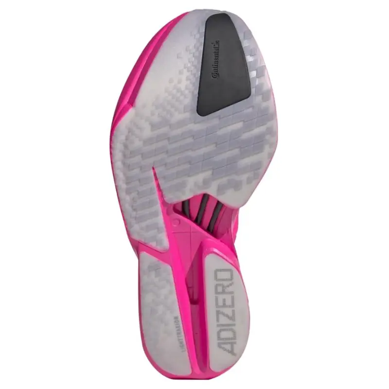 Adizero Adios Pro 4 Moda Comode Resistenti Scarpe da Corsa Basse Unisex sneaker Rosa JR1269 42 miniatura 3