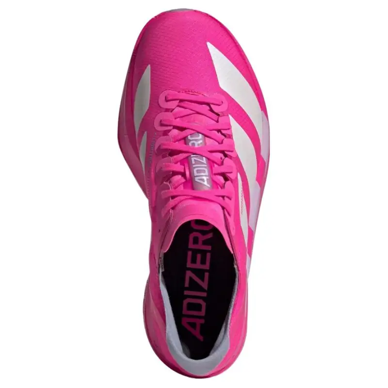 Adizero Adios Pro 4 Moda Comode Resistenti Scarpe da Corsa Basse Unisex sneaker Rosa JR1269 42 miniatura 4