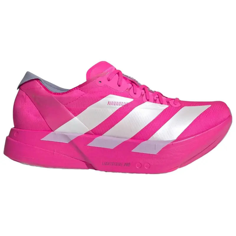 Adizero Adios Pro 4 Moda Comode Resistenti Scarpe da Corsa Basse Unisex sneaker Rosa JR1269 42 miniatura 5