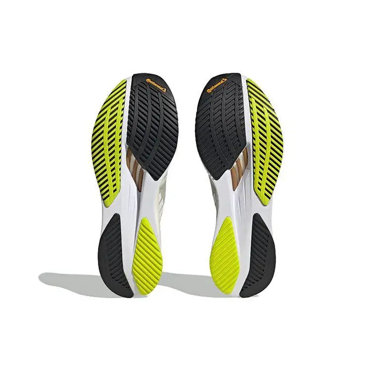 Adizero Boston 11 Tessuto Confortevole Pelle Sintetica Scarpe da Corsa Basse Scarpe da Corsa Unisex Beige ID4443 47⅓ miniatura 4