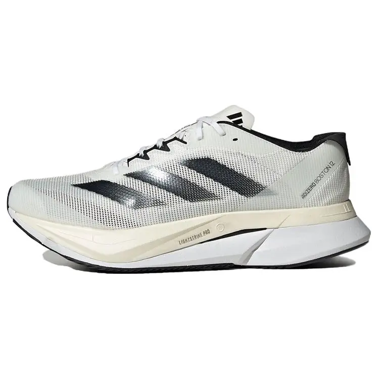 Adizero Boston 12 Bianco Notte Metallico Sneakers Unisex Bianco Nuvola Nero Core ID4236 40⅔