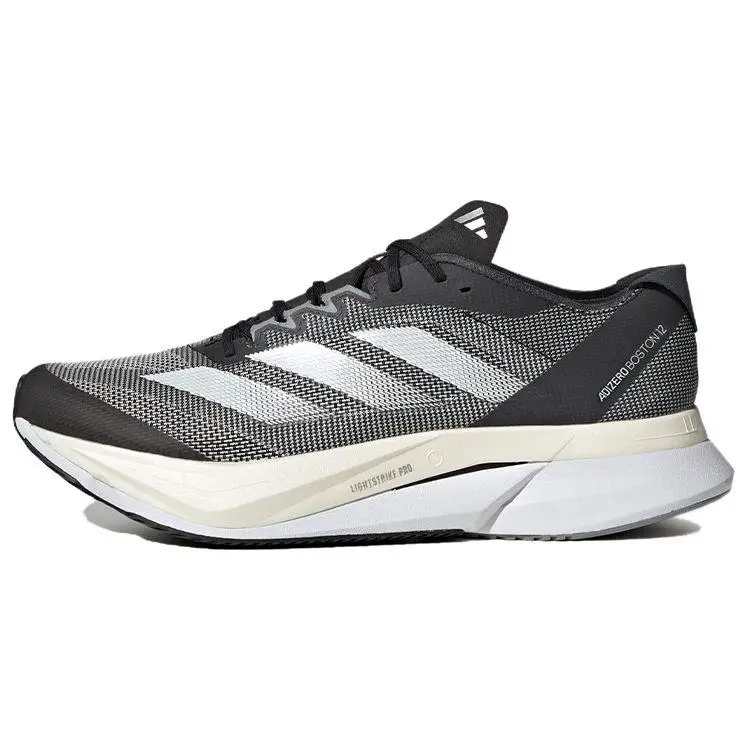 Adizero Boston 12 Nero Bianco Uomo Sneakers Core-Black Cloud-White Carbonio ID4234 44