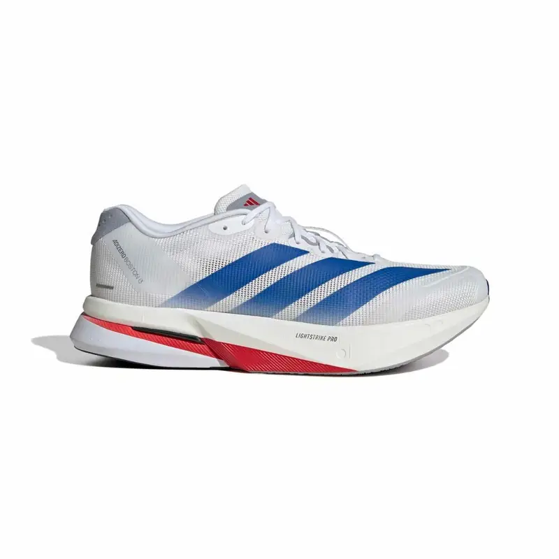 Adizero Boston 13 Bianco Blu Argento - Scarpe Running Uomo EUR 46 / UK 11