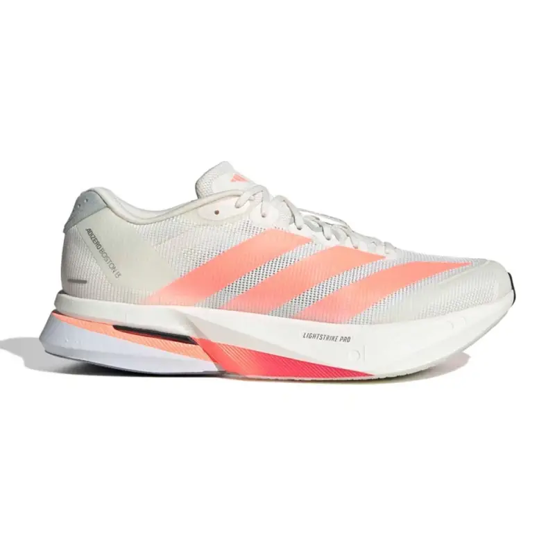 Adizero Boston 13 Off Bianco Lucid Arancio - Scarpe Running Uomo EUR 41 1/3 / UK 7,5