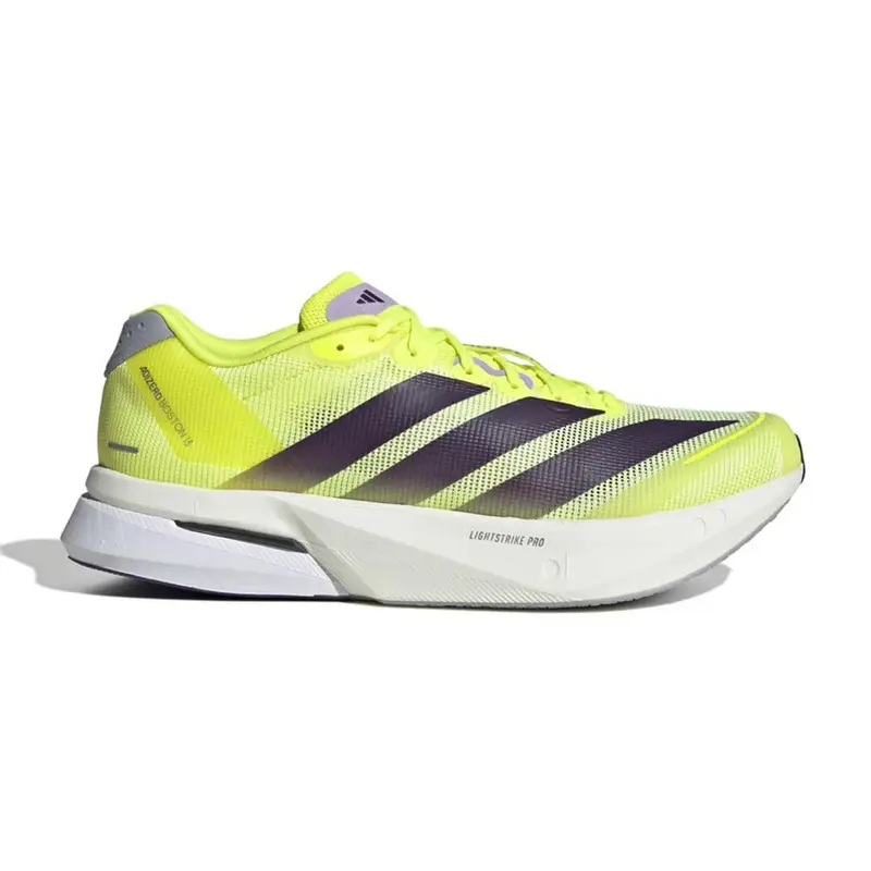 Adizero Boston 13 Solar Giallo Aurora Plum - Scarpe Running Uomo EUR 42 2/3 / UK 8,5