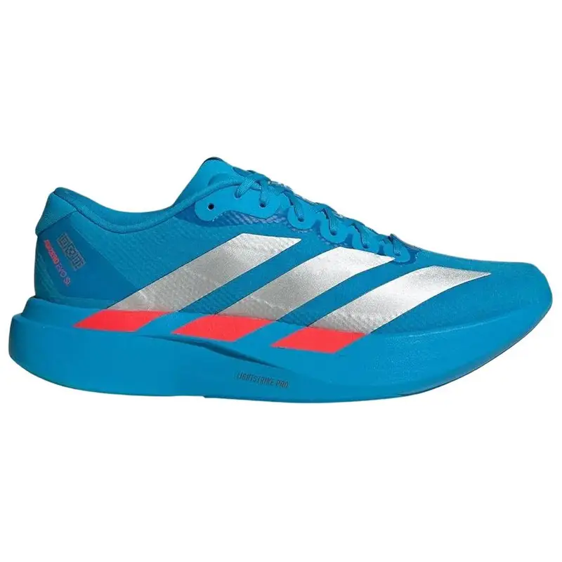 Adizero Evo SL Azzurro Solare Sneakers Unisex Argento-Metallizzato Rosso Lucido JR2023 42 miniatura 2