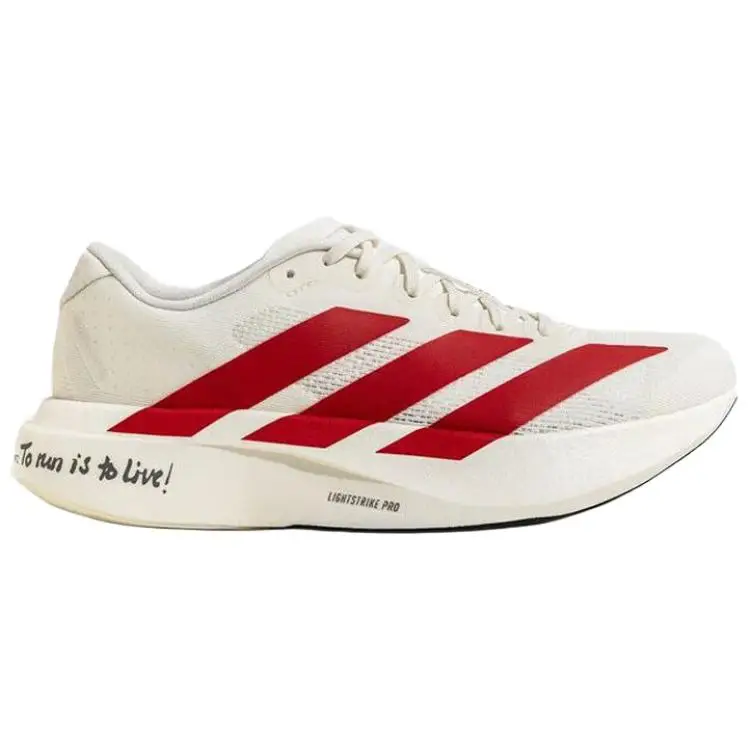 Adizero Evo Sl Bianco Sporco Scarlatto Migliore Sneakers JS1182 44 miniatura 4