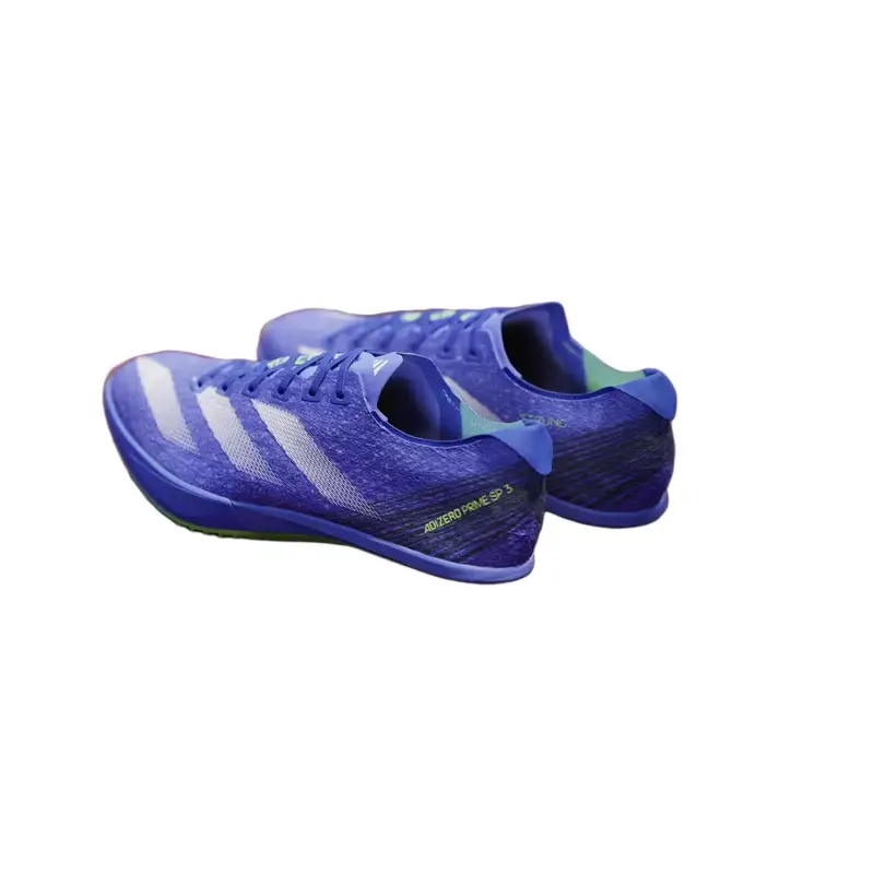 Adizero Prime SP 3 Incordato Blu Cobalto Limone Lucido Sneakers Unisex Zero-Metallico IH5222 40 miniatura 4