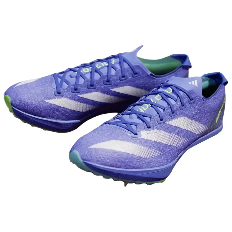 Adizero Prime SP 3 Incordato Blu Cobalto Limone Lucido Sneakers Unisex Zero-Metallico IH5222 miniatura 5