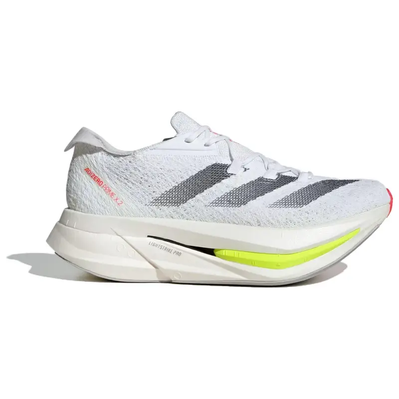 Adizero Prime X 2 0 Strung Bianco Nero Rosso Lucido Sneakers Unisex Bianco Nuvola Nero Core IH5685 39⅓ miniatura 3