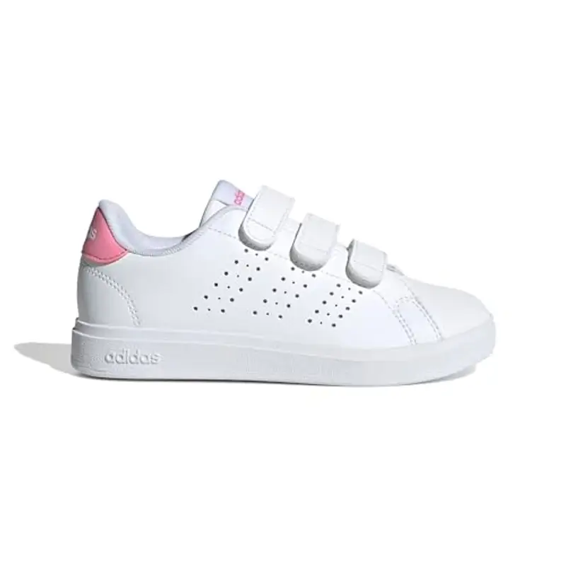 adidas Advantage Base 2.0 Shoes Children, Scarpe da Tennis, Cloud White/Bliss Pink/Core Black, 31 EU miniatura 3