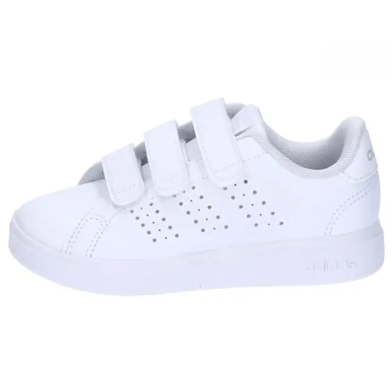 adidas Advantage Base 2.0 Shoes Children, Scarpe da Tennis, Cloud White/Cloud White/Grey One, 30 EU miniatura 2