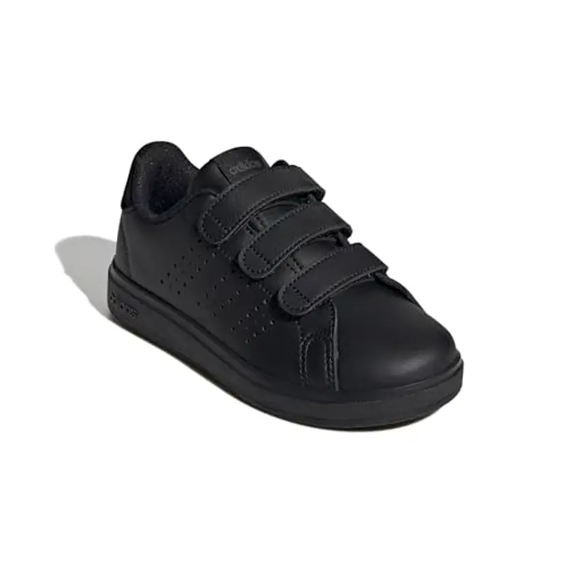 adidas Advantage Base 2.0 Shoes Children, Scarpe da Tennis Unisex-Adulto, Core Black/Core Black/Grey Six, 33 EU miniatura 3