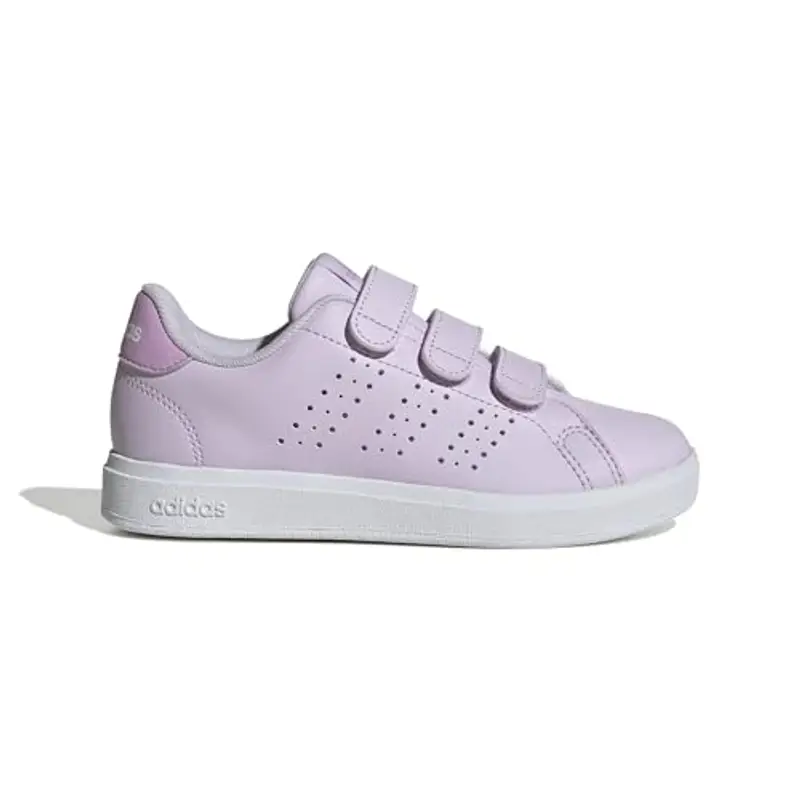 adidas Advantage Base 2.0 Shoes Children, Scarpe da Tennis Unisex-Adulto, Ice Lavender/Bliss Lilac/Cloud White, 33 EU