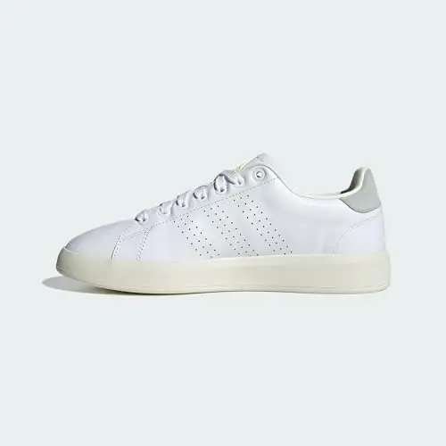adidas Advantage Premium Leather Shoes, Scarpe Donna, Cloud White/Cloud White/Silver, 39 1/3 EU miniatura 2