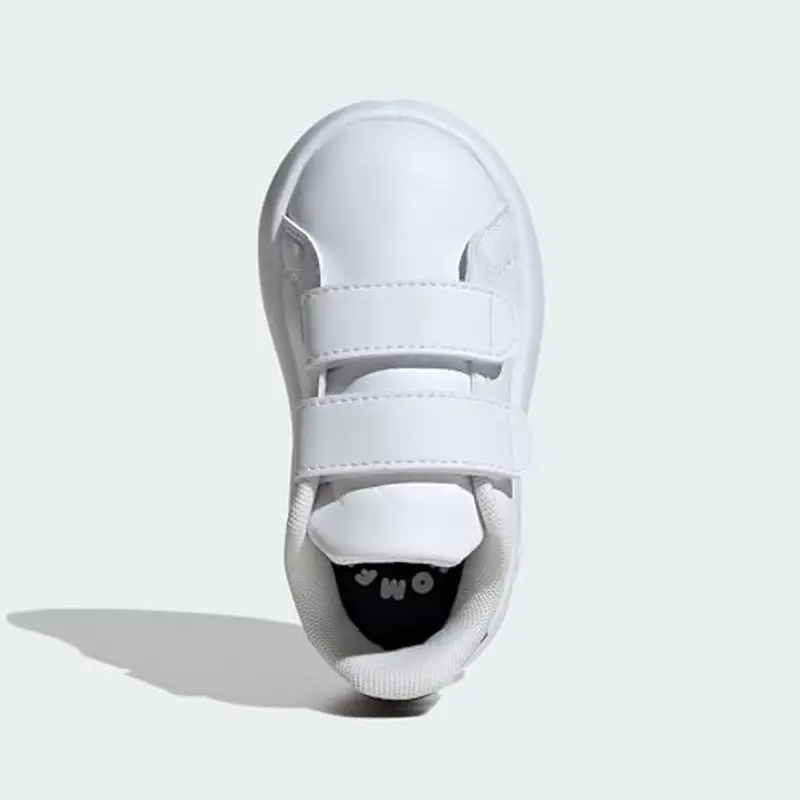 adidas Advantage Shoes Kids, Scarpe da Tennis Unisex - Bambini e Ragazzi, Cloud White Cloud White Cloud White, 26 EU miniatura 3