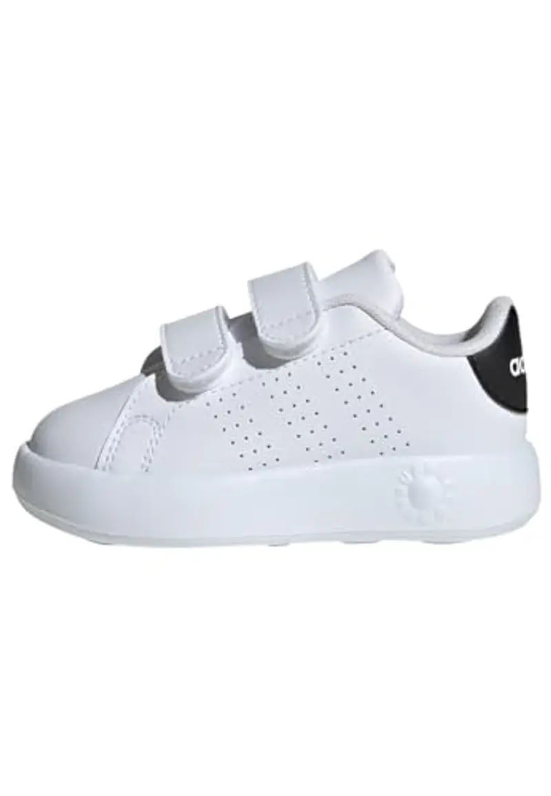 adidas Advantage Shoes Kids, Scarpe da Tennis Unisex - Bambini e Ragazzi, Cloud White Cloud White Cloud White, 27 EU