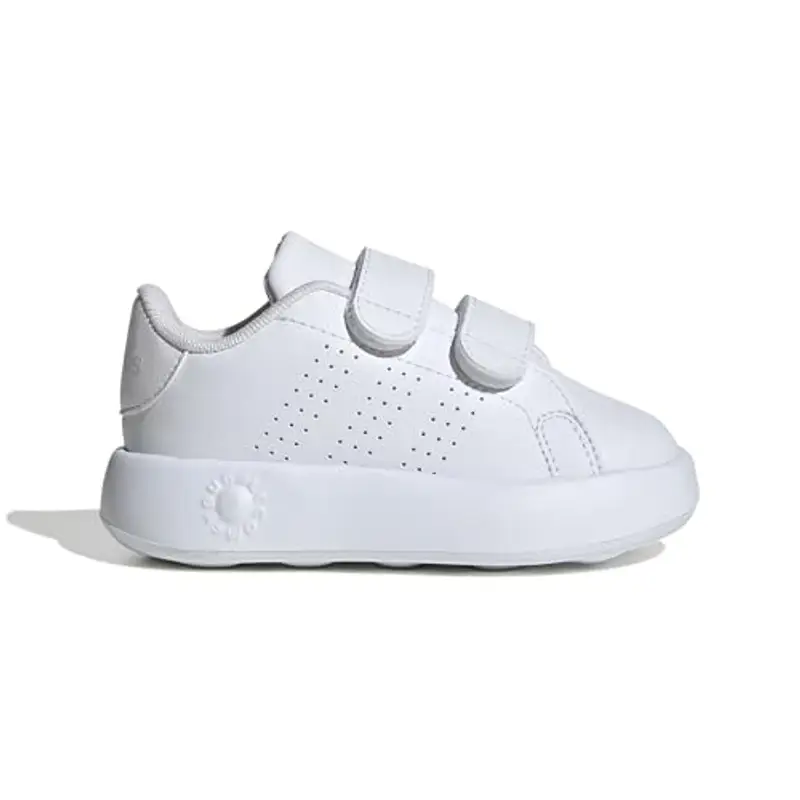 adidas Advantage Shoes Kids, Scarpe da Tennis Unisex - Bambini e Ragazzi, Cloud White Cloud White Grey One, 23.5 EU miniatura 2