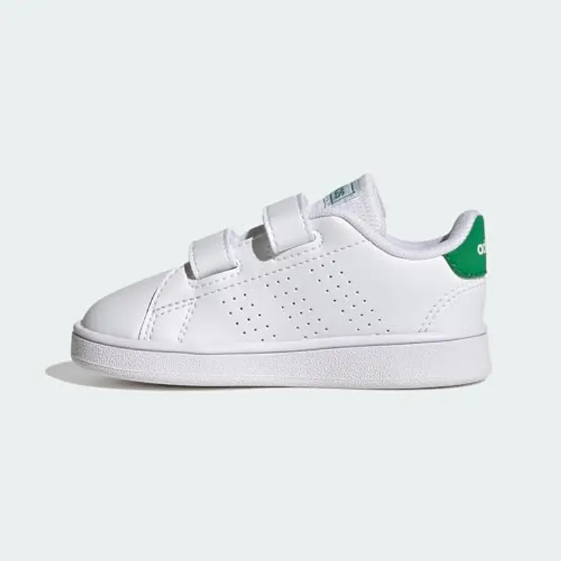adidas Advantage, Sneakers Unisex-Bambini, Bianco (Ftwr White/Green/Core Black), 20 EU miniatura 2