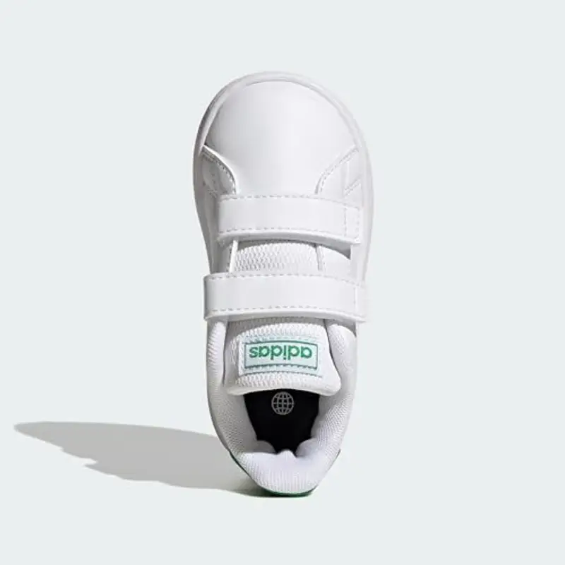 adidas Advantage, Sneakers Unisex-Bambini, Bianco (Ftwr White/Green/Core Black), 20 EU miniatura 3