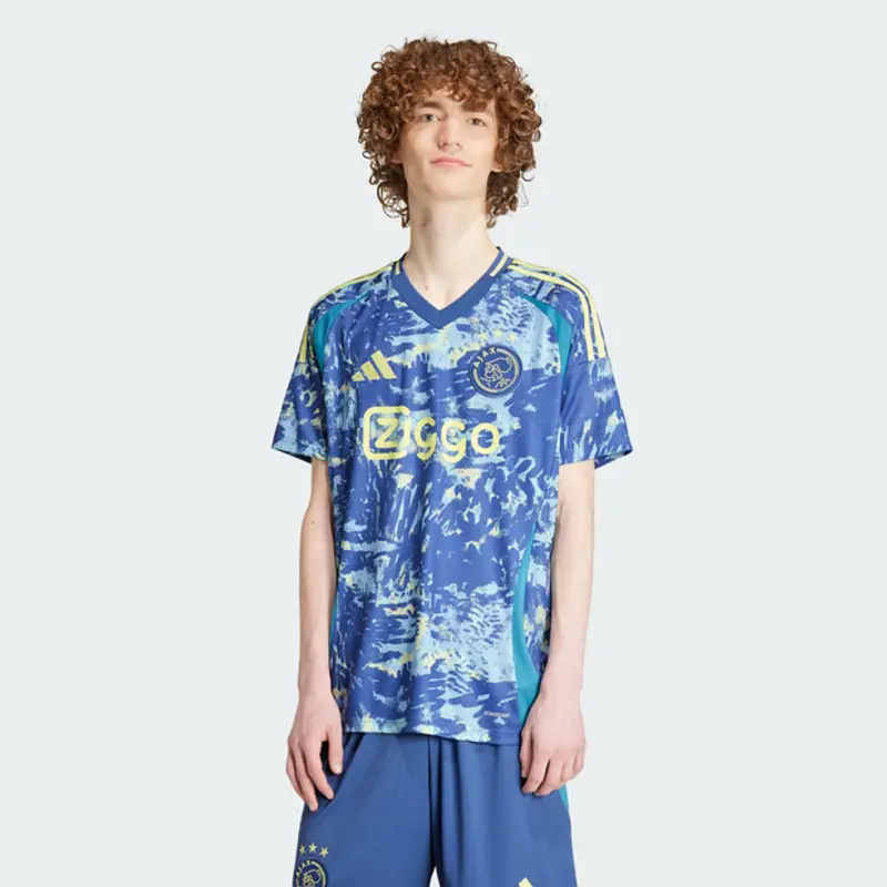 Adidas Ajax Amsterdam 24/25 Away male Maglie/Repliche - Blu - Tela di cotone - Foot Locker